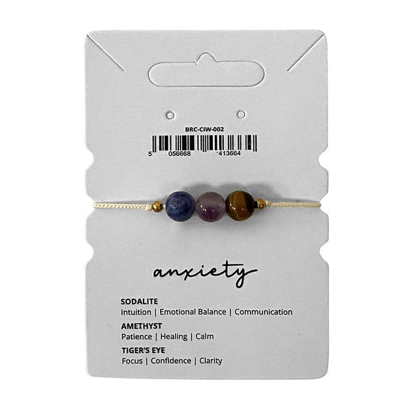 Anxiety Crystal Intention Wristlet