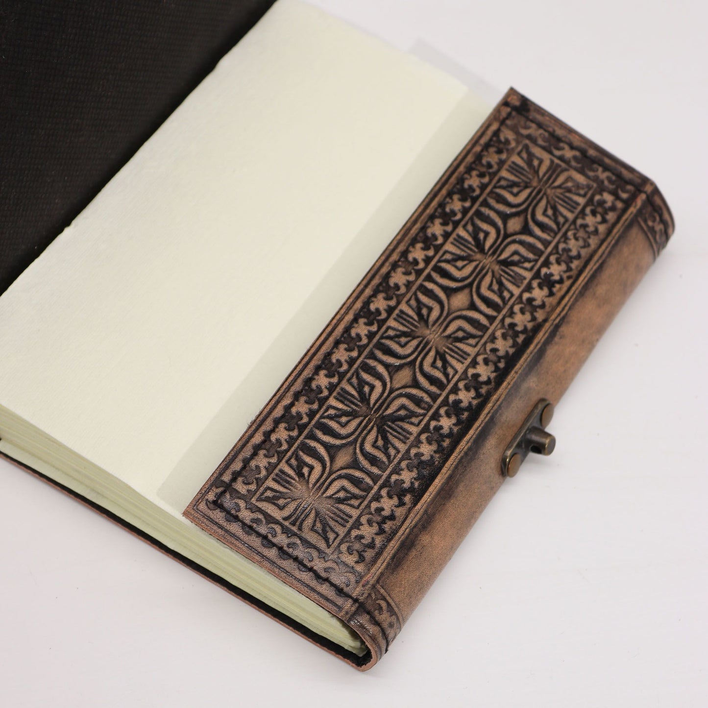 Hamsa - Esoteric Notebook - Antique Grey - 200 pages Stich Edge- 17.5x12.5x3cm