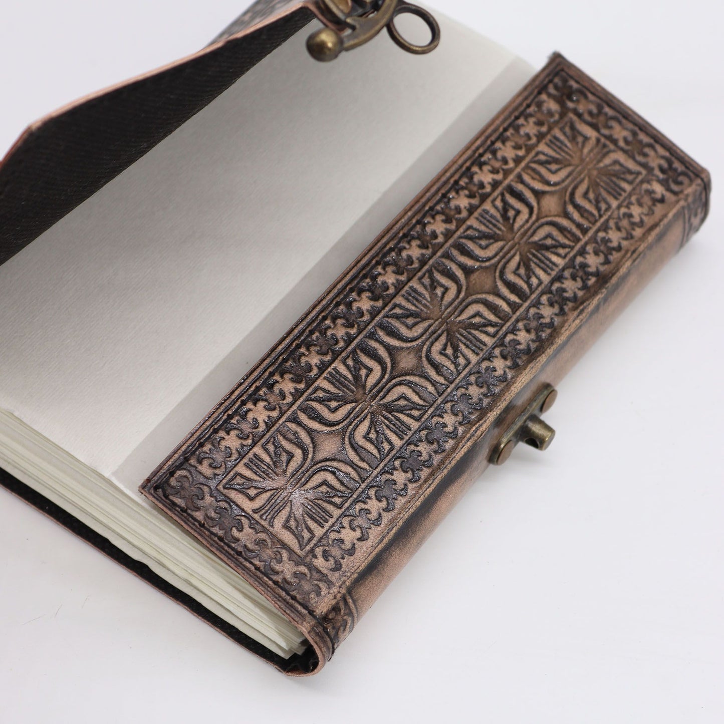 Lotus Madala - Esoteric Notebook - Antique Grey - 200 pages Stich Edge- 17.5x12.5x3cm