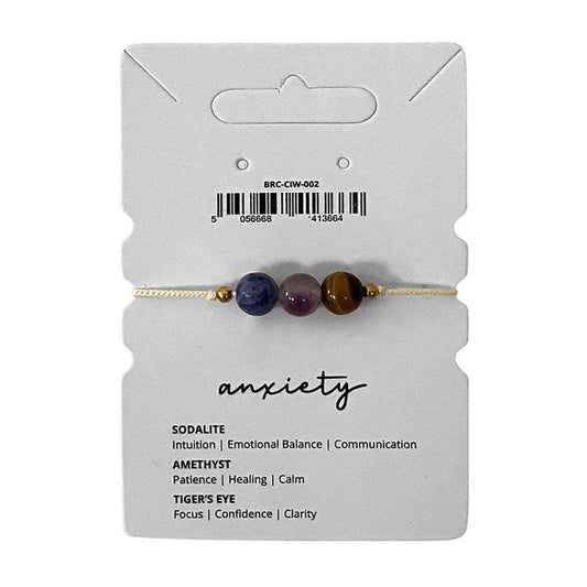 Anxiety Crystal Intention Wristlet