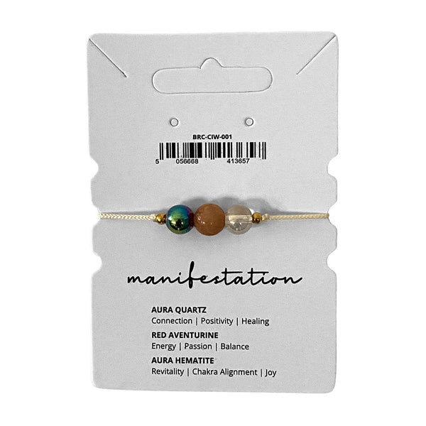 Manifestation Crystal Intention Wristlet