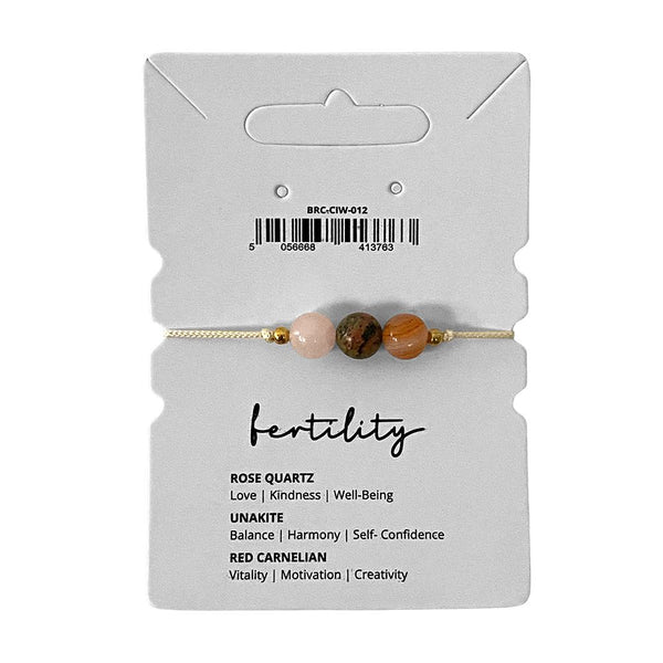 Fertility Crystal Intention Wristlet
